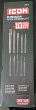 ICON Professional 10-Piece Punch & Chisel Set...