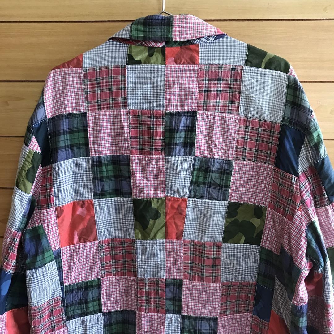 Bape Patchwork Tailored Jacket MEN JP size L Exce… - image 5