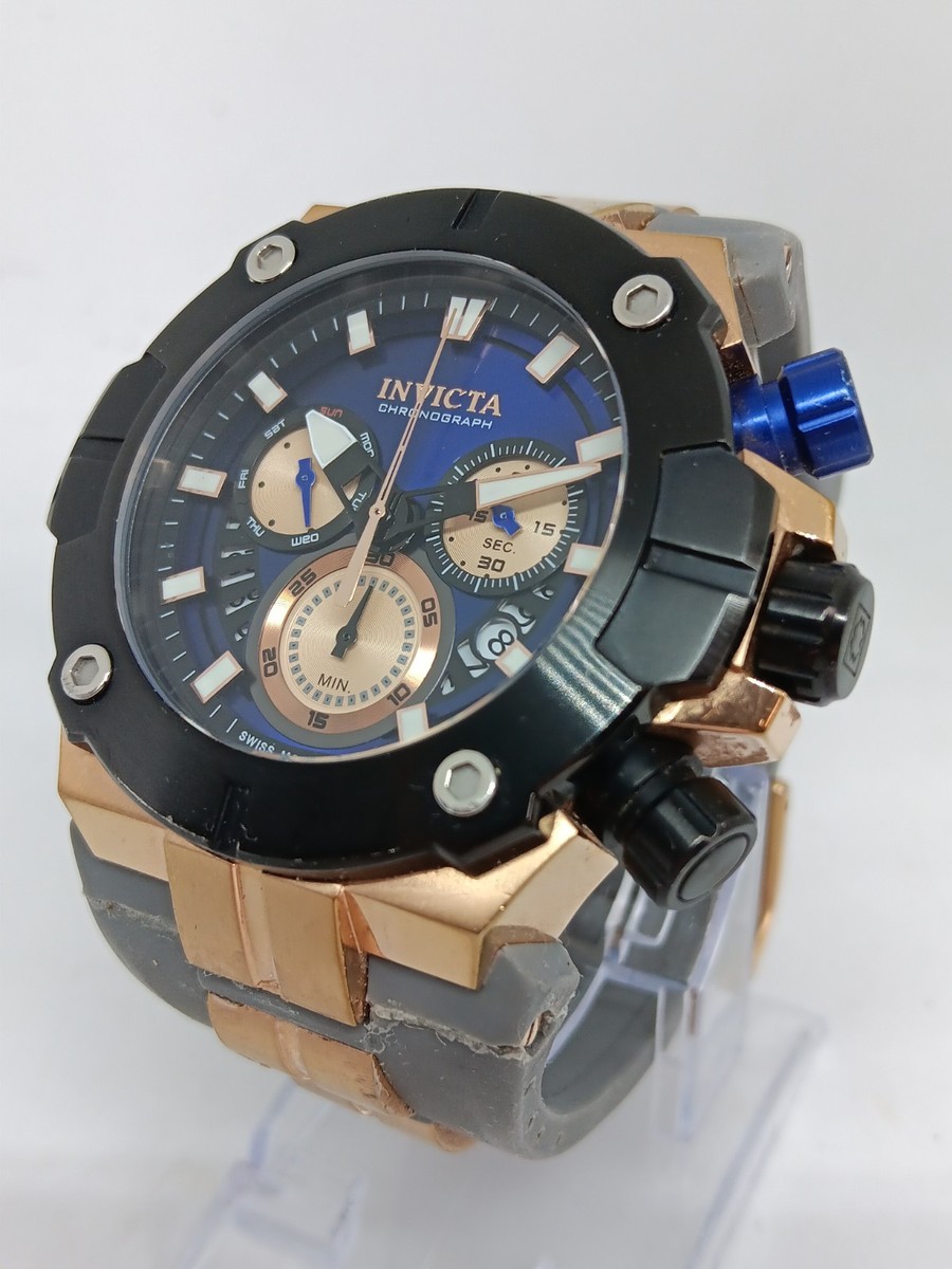 Invicta Sea Hunter Rose Gold Tone Chrono Mens Watch 52mm 32137 for