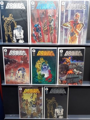 STAR WARS DROIDS #1 2 3 4 5 6 DARK HORSE 1994 R2D2 C3PO KILLIAN PLUNKETT COVERS