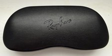 Ray-Ban Medium Hard Black Clamshell Aviator Sunglasses Case Brand New