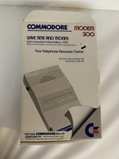 Commodore Modem 300 Model 1660 Box Manuals Cables for 64 128 SX-64 VIC-20