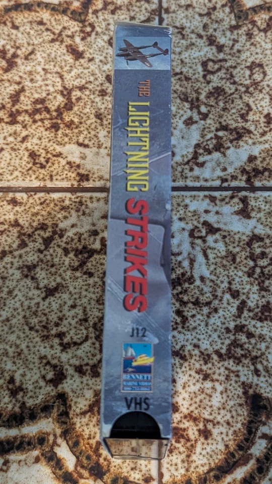 Lockheed Lightning P-38 " The Lightning Strikes' VHS Video Cassette Tape - Image 4 of 4