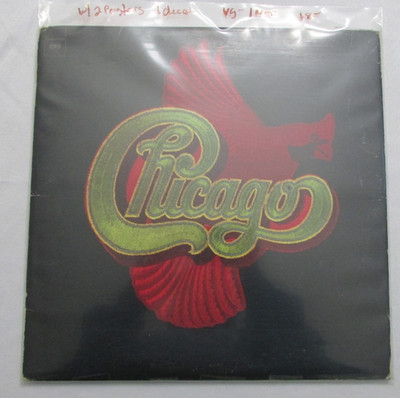 CHICAGO VIII SELF-TITLES w/ 2 POSTERS VF-/NM- VINYL LP L46