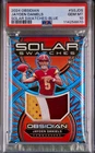 /25 PSA 10 RC Jayden Daniels 2024 Obsidian Solar Swatch Blue Rookie Patch POP 1