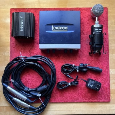 Lexicon Alpha Digital Recording Interface & Neewer Microphone NW-1500 Phantom PW