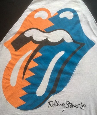 Vintage Rolling Stones 1989 North American Tour Raglan T-shirt sz