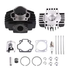 Cylinder Barrel Kit Set For Yamaha PW50 Big Bore Head Piston PY QT PW50 60CC