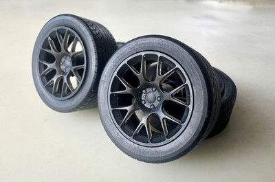 Resin 1/24 Scale  19'' BBS CH-R Wheels w/ Tires 3D Printed