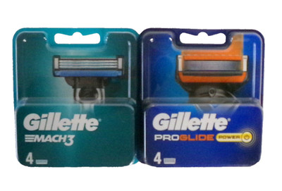 4er PACK GILLETTE MACH 3 RASIERKLINGEN   ,Ersatzklingen / Gillette ProGlide 4 er