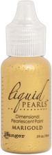 Marigold Liquid Pearls Dimensional Pearlescent Paint .5Oz, 0.5Oz