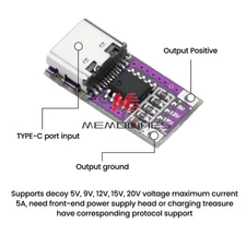 PD/QC2.0 3.0 Fast Charging Protocol Decoy Aging Test Trigger Module Type-C *tn