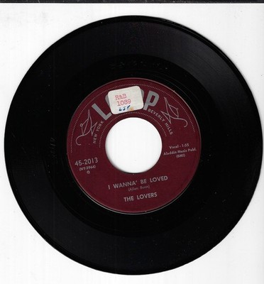 LOVERS I WANNA BE LOVED/LET'S ELOPE USED 45RPM