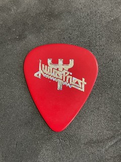 KK Downing Judas Priest Prism Signature Logo Guitar Pick