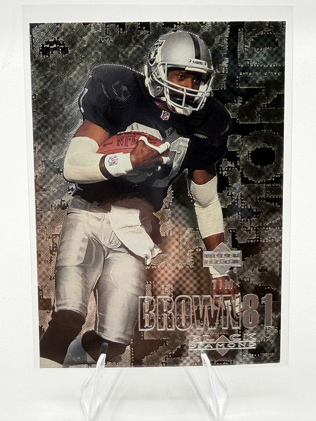 2000 Upper Deck Black Diamond - Tim Brown #80 L3