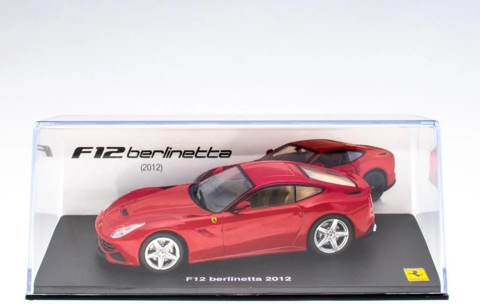 2012 Ferrari F12 Berlinetta - Red - 1/43 Diecast Model Car IXO Altaya - Image 4 of 4