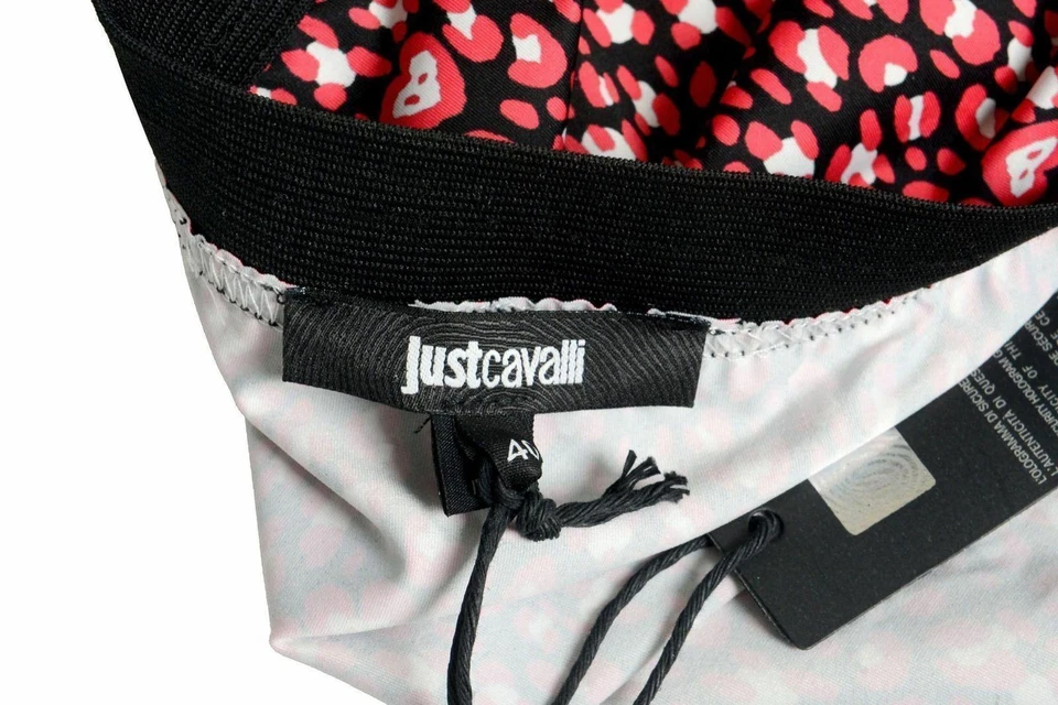 Falda elástica Just Cavalli multicolor cintura elástica para mujer US S IT 40 Foto 4 de 4