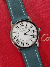 Cartier Ronde White 3036 Quartz 36mm. Mens Watch.