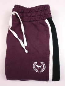 Victoria's Secret VS PINK Skinny Jogger Sweat Pants Logo Maroon Burgundy Small S