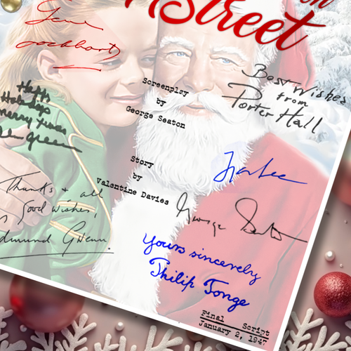 Miracle On 34th Street Script Signed Autograph Reprints 156 Pages 1947 Collector - Picture 9 of 13