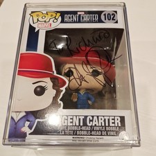 Hayley Atwell Autograph Signed Agent Carter Funko Pop! Dr Strange Marvel - ACOA