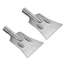 2Pcs 10 Inch Garden Shovel Cleaning Spade Weeding Shovel Steel Flat Ice Shovel