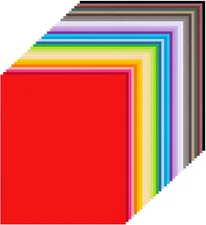 40Sheets Colored Cardstock, 30 Assorted Colors Construction Paper Printer Paper,