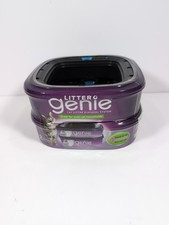 Litter Genie Standard Liner Refill for Litter Disposal System for Cats 2 Pack