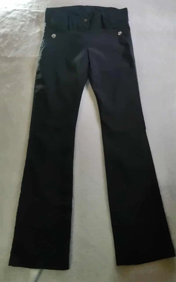 Винтажные женские брюки DEB с заниженной талией без ярлыка размера - Изображение 2 из 4