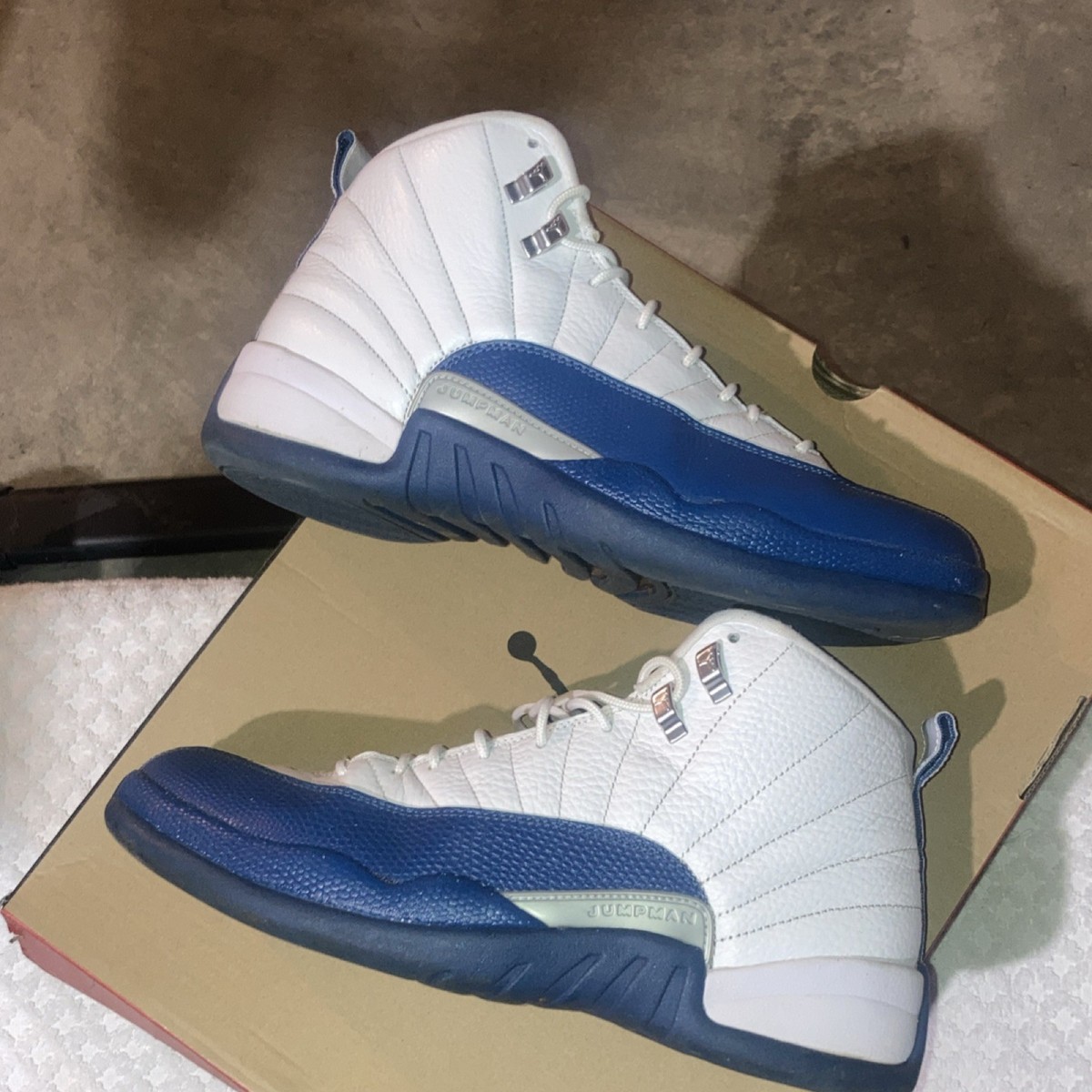 Jordan Air Jordan 12 Retro French Blue White Blue Men's Sneaker