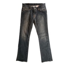 Lucky Brand Dungarees Gene Montesano Faded Black Low Rise Jeans 4/27 Made in USA