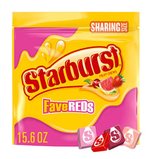 STARBURST FaveREDS Fruit Chews Candy, Chewy Candy, 15.6 oz Sharing Size Bag