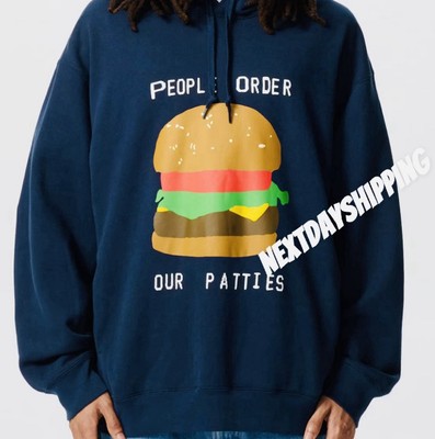 SpongeBob SquarePants Cactus Plant Flea Market Hoodie Navy US 477906 oversized