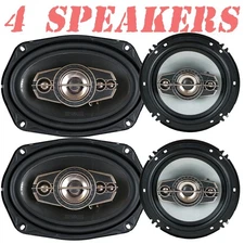 Replacement/Upgrade Car Door Speakers 6x9" 5-Way 600 Watts 6.5" 4-Way 500 Watts