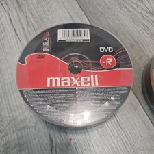 Maxell DVD-R |10  Recordable Blank DVD Discs  | 4.7GB/120 Min/16x Sealed