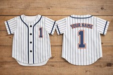 Custom Kids Youth Name Number Baseball Jersey
