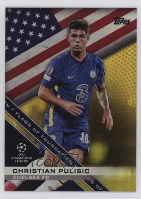 2021 UEFA Champions League Jade Edition Yellow 28/50 Christian Pulisic #05 0fb5