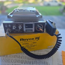 Vintage Royce 1-660 Gyro-Lock 23 Channel CB Radio w/ Digital Readout  Box 1976