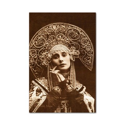 Russian Ballerina Anna Pavlova Antique Image 4x6 Art Paper Print