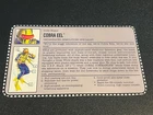 gi joe lot File Card 1993 Cobra Eel Excellent Condition
