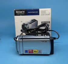 Sony Handycam DCR-SX34E Digital Camcorder With Charger, Silver - Tested