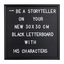Letterboard 30x30 Stecktafel Buchstaben Tafel...