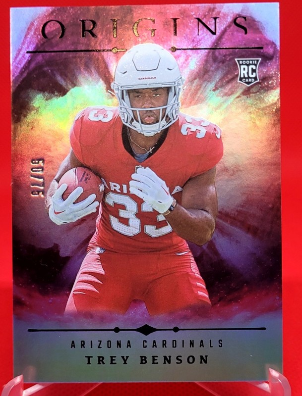 2024 Panini Origins - Trey Benson #141 Holo Silver 50/75 (RC) ARZ Cardinals