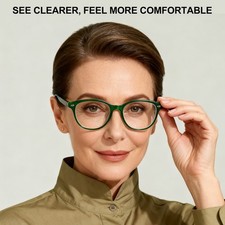 Reading Glasses 2.00 Clear Vision Unisex Lightweight Readers in 4 Stylish Color
