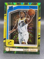 2024-25 Panini Donruss - Rated Rookie Isaiah Collier #237 Holo Green Laser (RC)