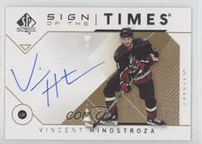 2018-19 SP Authentic Sign of the Times Vincent Hinostroza #SOTT-VH Auto 2a8