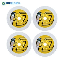 1/4pcs 3"/75mm Vacuum Brazing Diamond Cutting Grinding Glass Discs Glass Crystal