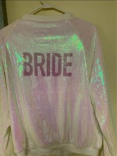 Hayley Paige Sequin Bomber Jacket Xl And Matching Shorts Size L Slightly Used