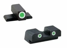 AmeriGlo SG161 Classic Night Sights fit Sig Sauer w/#8 front #8 rear Green