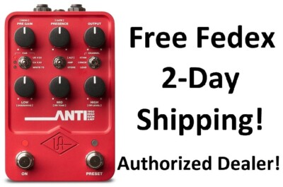 New Universal Audio Anti 1992 High Gain Amp Guitar Effects Pedal